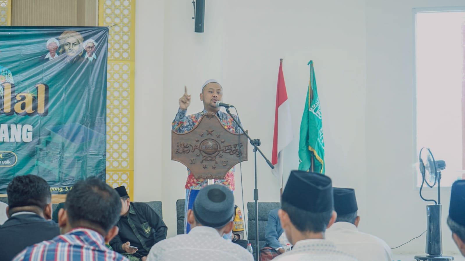 Hadiri Halal Bihalal MWCNU Balongpanggang, Gus Yani Ajak Manfaatkan Islamic Center